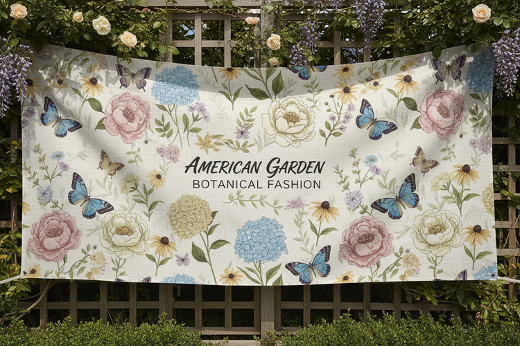 Flower, Botanical & Butterfly Graphic